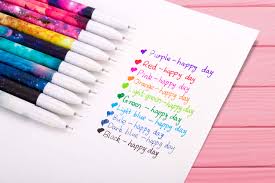 4.7 out of 5 stars 6,414. Lazyaunti Color Pen Set Gel Ink Fineliner Pens Assorted Colors Pens Sketch Draw Viralix