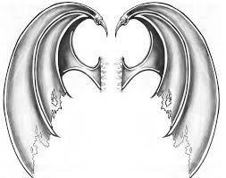 Make pretty & cool paper snowflakes. Dragon Wings Dragon Wings Wings Drawing Dragon Crafts