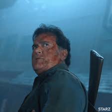 Bruce campbell evil dead ash evil dead league of extraordinary gentlemen. Nervous Bruce Campbell Gif By Ash Vs Evil Dead Find Share On Giphy