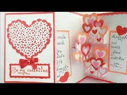 Many more designs for you to have a go at too. Pop Up Love Card Happy Valentine S Day Card Step By Step Tutorial Youtube Diy Valentine S Day Pop Up Cards Pop Up Valentine Cards Valentine Cards To Make