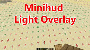 How to turn on cheats to run commands. Minecraft Minihud Light Level Overlay Tutorial Youtube