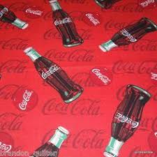Coke polar bear circles fleece features the coca cola polar bears enjoying . Coca Cola Fabric