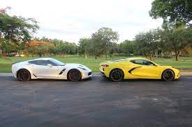 Whether you need a seat cover for your c3, a car cover for your c6, or a complete aero package for your c8. Corvette C8 Vs Corvette C7 Side By Side Design Comparison