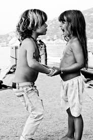 Black And White Kids Hugging Friends Photography People Black And White