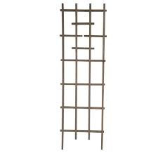 72 In Brown Ladder Trellis Pltb2x6 The Home Depot Ladder Trellis Trellis Patio Trellis
