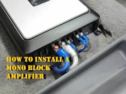 If there are any that aren't used you would hook up sub directly. How To Connect Two Subwoofers To A Monoblock Car Amplifer How To Install Car Audio Systems