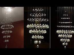Very Easy And Attractive Crystal Jhumar Design Handmade Chandiler Design Wall Hanging Home Decor Youtube Wall Design Wall Hanging Hanging