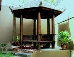 Gazebo Minimalis Taman Ini Mempunyai Desain Tiang Segi 6 Serta Model Segi 6 Jadi Gazebo Taman Ini Terlihat Sangat Modern Atau Klasik Da Gazebo Minimalis Desain