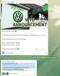 Maybe you would like to learn more about one of these? New New Airdrop 20 Wyd 50 Distribution March 30 2021 Beermoneyforum Com We Help Each Other To Make Money Online