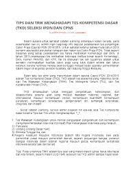 We did not find results for: Doc Tips Dan Trik Menghadapi Tes Kompetensi Dasar Indah Dami Academia Edu