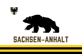 Size of this png preview of this svg file: Flag Of Saxony Anhalt Germany In The Style Of California Vexillology