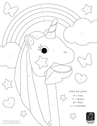 These unicorn color activities for preschoolers are a great way to capture their attention and get them excited about. Free Unicorn Color By Letter Activity Sheet Educational Insights Blog