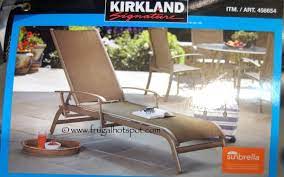Babylon outdoor patio reclining chaise lounge chair, adjustable resin wicker lounger. Costco Lounge Chairs Off 53