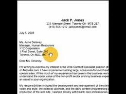 Check the spelling and grammar in your letter. How To Format A Cover Letter Standard Block Format Youtube