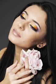 Portrait D'une Belle Jolie Femme Blanche Avec Le Long Ha Droit Image stock 