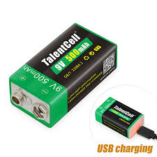 The battery consists of a positive electrode (green) and a negative electrode. Lb9v500 9v Lithium Ion Battery 12v Lithium Ion Battery Talentcell Technology Co Ltd