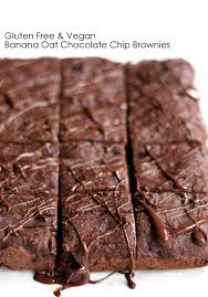 Double Chocolate Banana Bread Oat Bars Vegan And Gluten Free Ambitious Kitchen Recipe Chocolate Banana Bread Banana Bread Bars Oat Bars