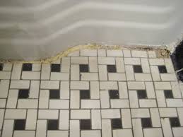 They tend to show dirt very easily so you will always know when it's time to clean. Clean Vintage Bathroom Tiles Caulk More Cleanly With Painter S Tape