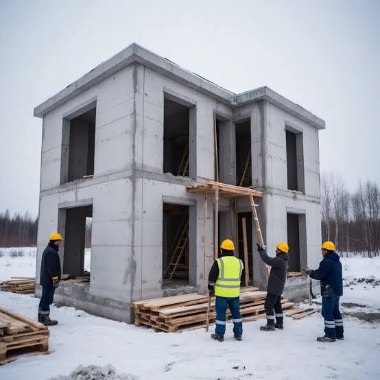 Строительство домов из газобетона под ключ: особенности технологии