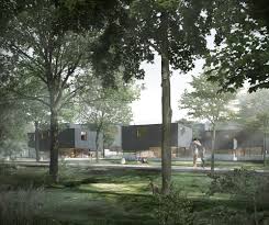 Friis & Moltke Designs Housing Complex as Conceptual Scandinavian Forest |  ArchDaily