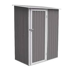 Hattoro P80 Gerateschrank Hellgrau Gerateschuppen Metall Schrank Metall Schuppen Garten Schrank 130 Cm X 80c Gartenschrank Gerateschuppen Gerateschuppen Metall