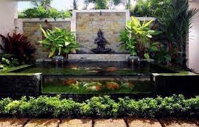 Kolam ikan koi bergaya minimalis. 10 Inspirasi Desain Kolam Koi Minimalis Mau Buat Kolam Ikan Seperti Apa Sih Rumah123 Com