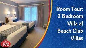 Beach club 2 bedroom villa floor plan. Beach Club Villas Two Bedroom Villa Room Tour Youtube