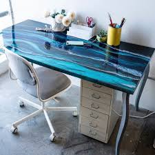Fluid Art Resin Acrylic Ink Fluidartwork Photos Et Videos Instagram Desk Epoxy Wood Table Wood Resin Table