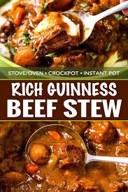 This Comfort Food Is The King Of All Irish Beef Stews With The Guinness And Coffee Flavors Melding Perfect Beef Stew Recipe Irish Beef Stew Beef Stew Crockpot