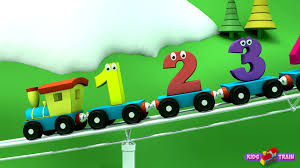 Numbers Song For Children Learn To Count With Numbers Train Kids Nursery Rhymes Kids Training Training Songs