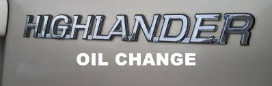 • how to reset maintenance required light on 2013 or newer toyota highlander. Change The Oil On A 2000 2007 Toyota Highlander