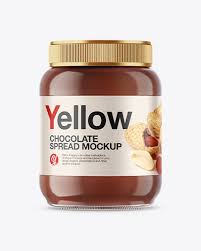 Download Glass Jar With Chocolate Spread Mockup In Jar Mockups On Yellow Images Object Mockups PSD Mockup Templates