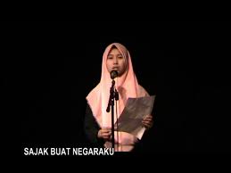 Semua terhampar biru di bawah langitnya. Karisma Lutfiana Sajak Buat Negaraku Karya Kriapur Youtube