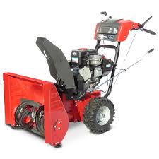 The snow blower picks up snow and throw it out of your way in no time and quite effortlessly. Auto Nocker Snow Blowers