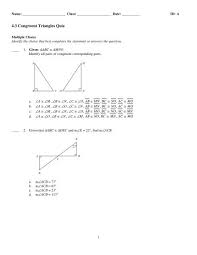 Maybe you would like to learn more about one of these? Examview 4 3 Congruent Triangles Quiz Tst