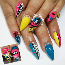 Miss Frank Nailpro Nail Art Designs Diy Fancy Nail Art Pop Art Nails