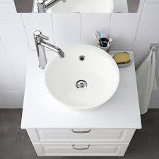 kattevik countertop sink, white, 15 3/4