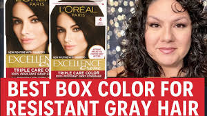 Best Hair Color for Resistant Gray