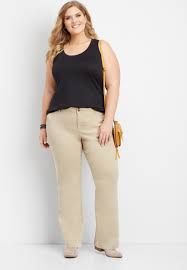 Shop tillys for the latest in dickies clothing & accessories. Plus Size Khaki Chino Bootcut Pants Bootcut Pants Size 18w Outfits Curvy Fashion Plus Size