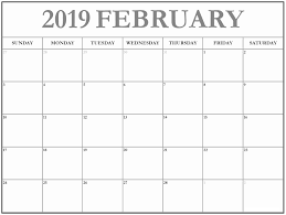 February Calendar 2019 Customized Printable Blank Calendar Monthly Calendar Printable August Calendar