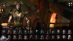 · select any character from the character selection menu; Mkx Play As Rain Baraka Sindel Corrupted Shinnok Trainer Mortal Kombat Secrets