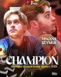 Vincent Keymer wins Chennai Grandmasters 2025 with a round to spare :  r/chess