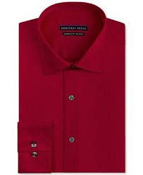 Non Iron Sateen Solid Dress Shirt By Geoffrey Beene Perfect For Any Holiday Occasion Casual Or Dressy Mens Shirt Dress Mens Red Dress Shirt Solid Dress Shirt