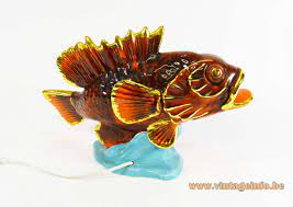 See more ideas about fish lamp, vintage fishing, vintage. Vallauris Ceramic Fish Table Lamp Vintageinfo All About Vintage Lighting