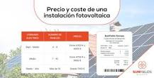 Precio y coste de instalar de placas solares fotovoltaicas ...