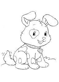 I've also got a cute dog house for you to color. Cute Puppies Coloring Pages To Print Coloring4free Coloring4free Com