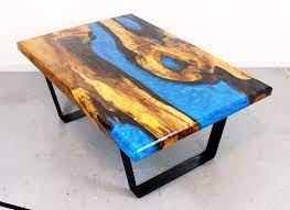 The latest trend in decoration: Resin River Coffee Tables Wood Resin Table Diy Table Top Coffee Table