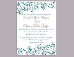 Wedding Invitation Template Download Printable Wedding Etsy Marriage Invitation Templates Instant Download Wedding Invitations Wedding Invitation Templates