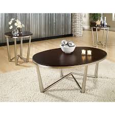 Image result for steve silver coffee table. Steve Silver Company Cosmo Espresso Brushed Nickel Metal Accent Table Set Lowes Com Cherry Wood Coffee Table Coffee Table Setting 3 Piece Coffee Table Set
