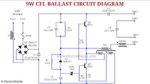 The battery is connected to the input line through the no and common contacts of the relay. Cfl Bulb Circuit Working Explanation Electrothinks